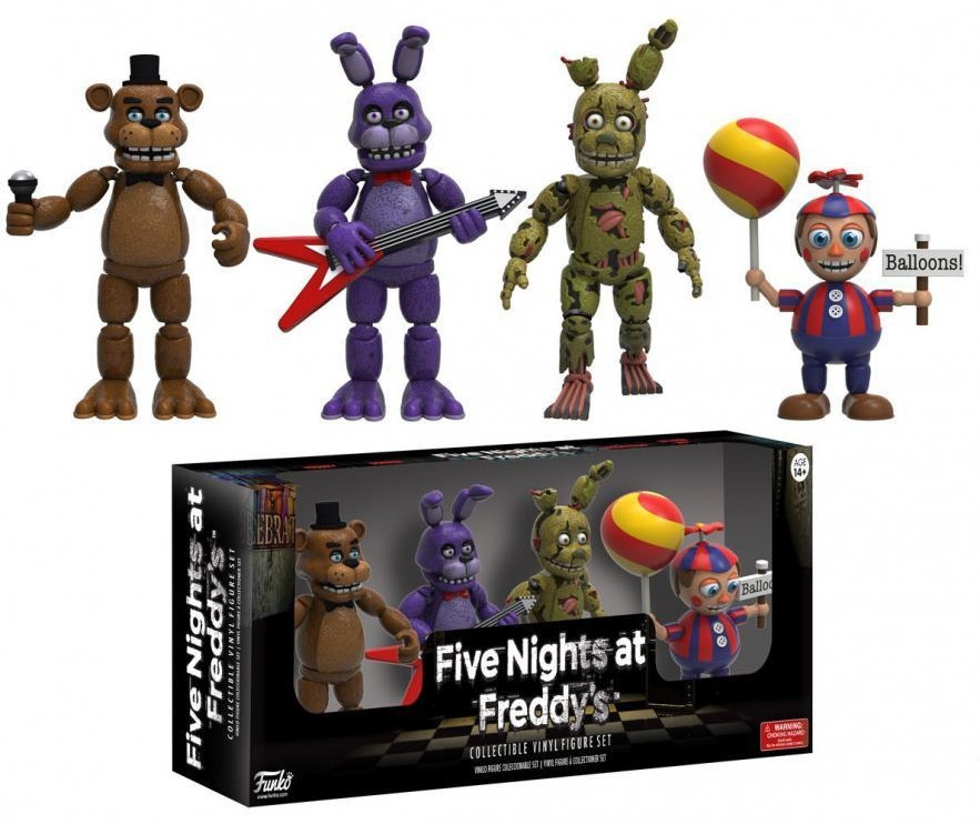    Five Nights at Freddy's: Freddy, Bonnie, Spring trap, Balloon Boy (8 )