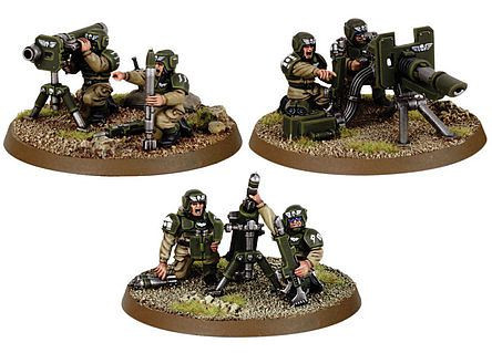   Warhammer 40,000 Cadian Heavy Weapon Squad