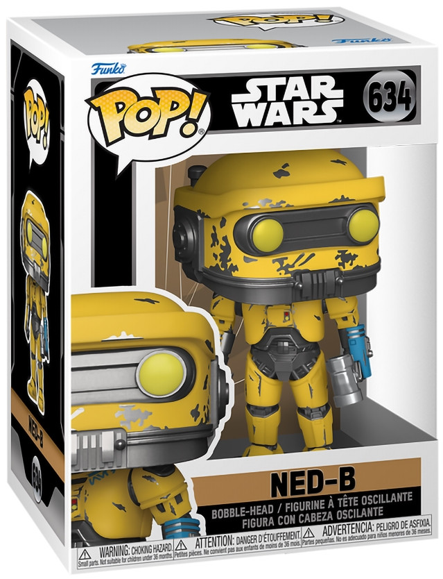 Фигурка Funko POP Star Wars: Obi-Wan Kenobi – Ned-B Bobble-Head (9,5 см)