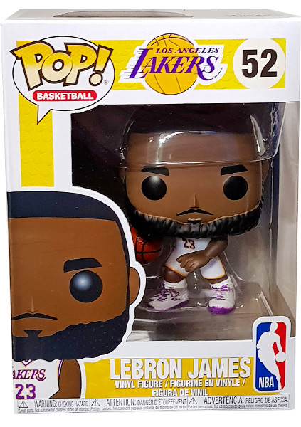  Funko POP Basketball: NBA Los Angeles Lakers  LeBron James (9,5 )