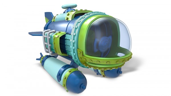 Skylanders SuperChargers. Интерактивная фигурка. Машины. Dive Bomber (стихия Water)