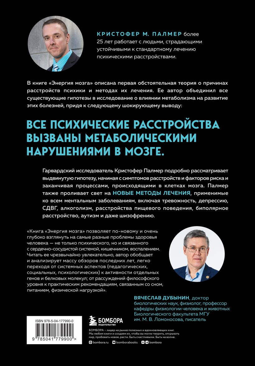 Энергия мозга: Теория развития всех психических заболеваний, объясняющая их общую причину