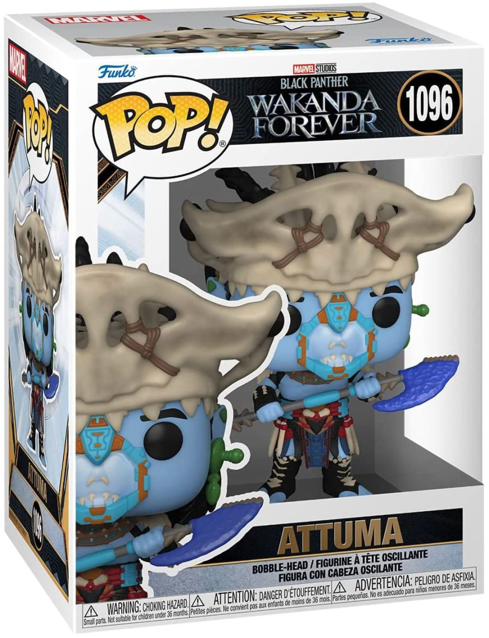Фигурка Funko POP Marvel Black Panther: Wakanda Forever – Attuma Bobble-Head (9,5 см)