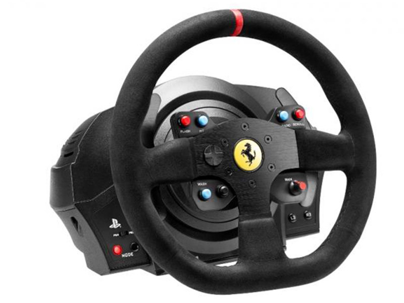 Гоночный руль Thrustmaster T300 Ferrari Integral Rw Alcantara ed eu для PS4 / PS3