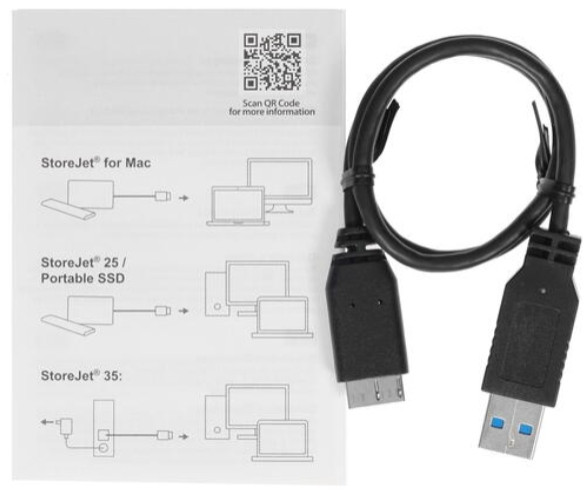 ������� ������� ���� Transcend StoreJet 2.5" H3 Navy 4TB (�����)