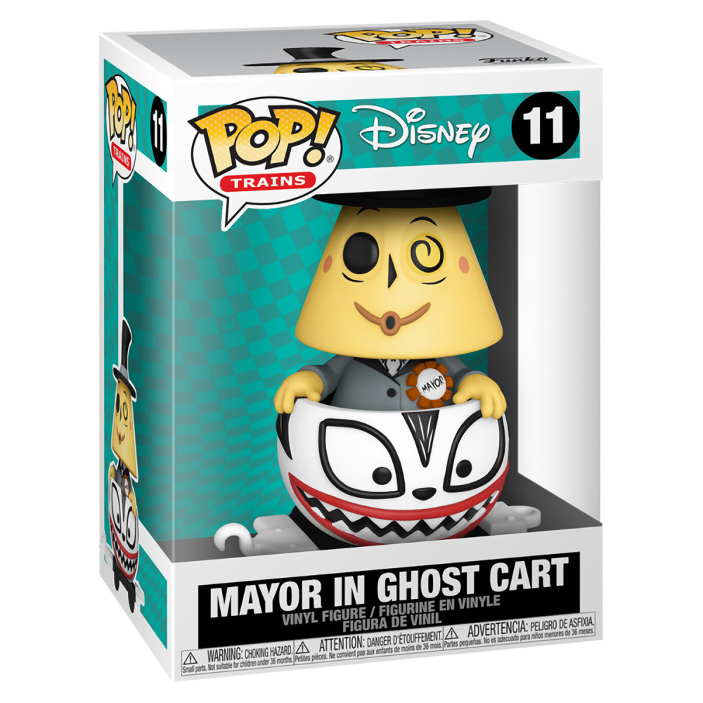  Funko POP Trains: The Nightmare Before Christmas  Mayor In Ghost Cart (9,5 )