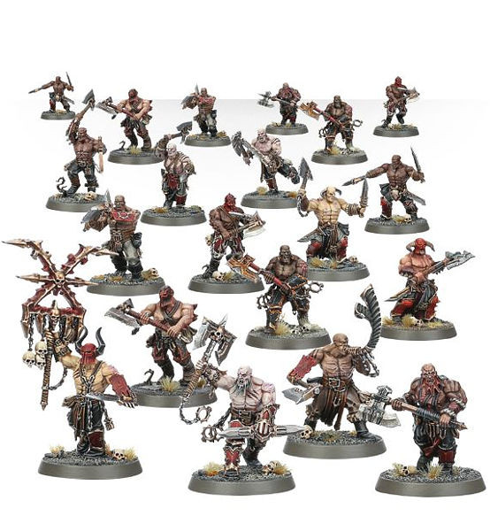 Warhammer.   Khorne Bloodbound Bloodreavers