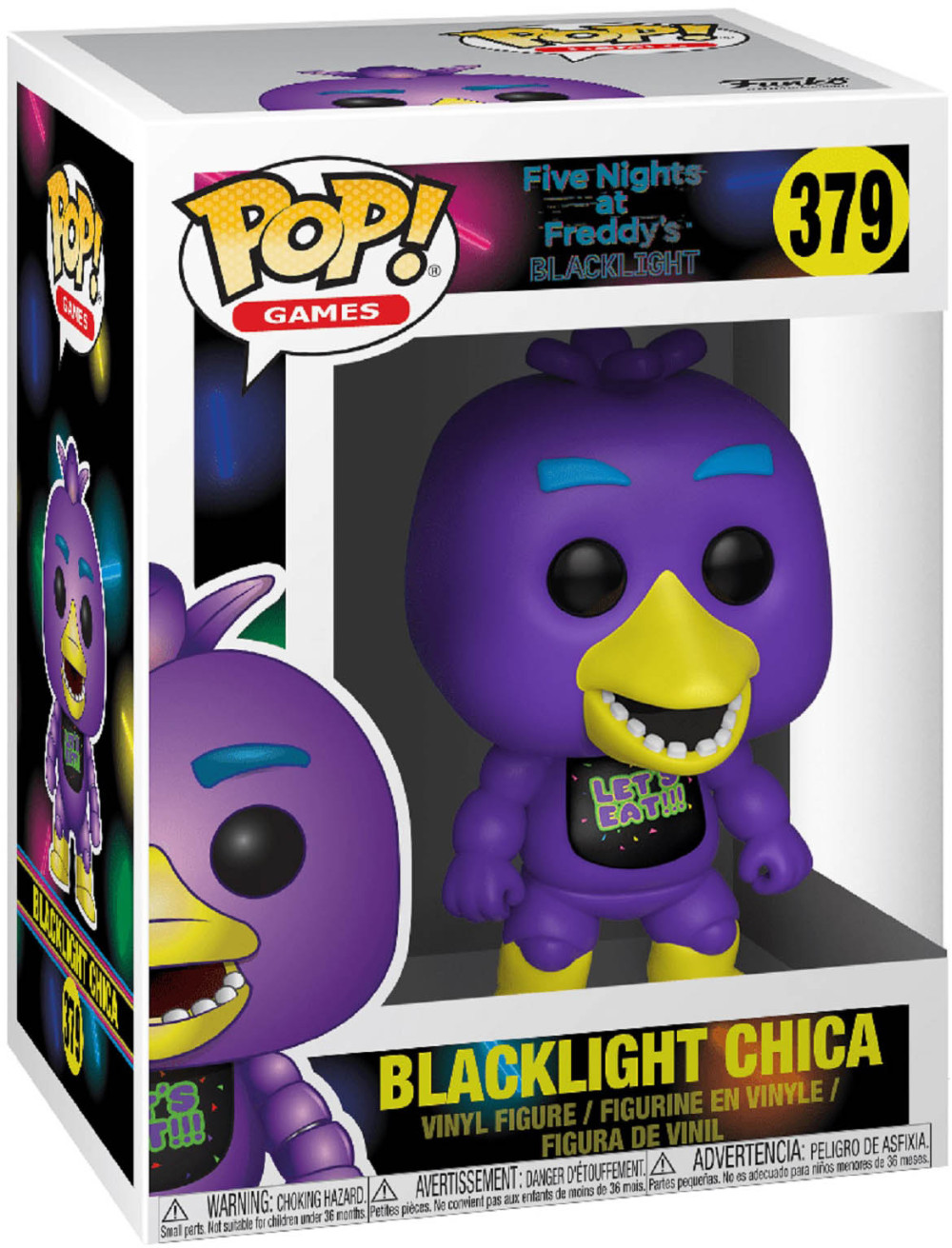  Funko POP Games: Five Nights At Freddy's Blacklight: Blacklight Chica (9,5 )