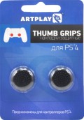 Защитные накладки Artplays Thumb Grips на стики геймпада DualShock 4 для PS4 (2 шт., черные)