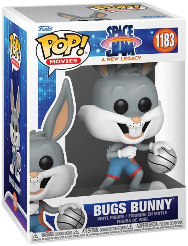  Funko POP Movies: Space Jam A New Legacy  Bugs Bunny Dribbling (9,5 )