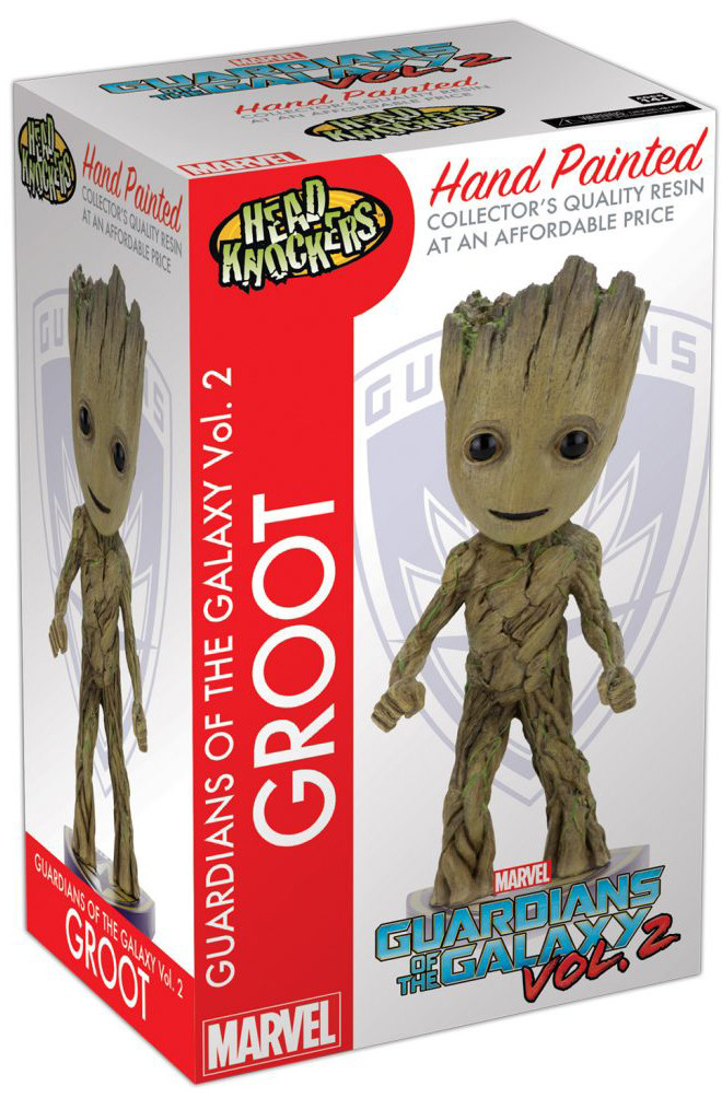 Фигурка NECA: Guardians of the Galaxy 2 – Groot Head Knocker (17 см)