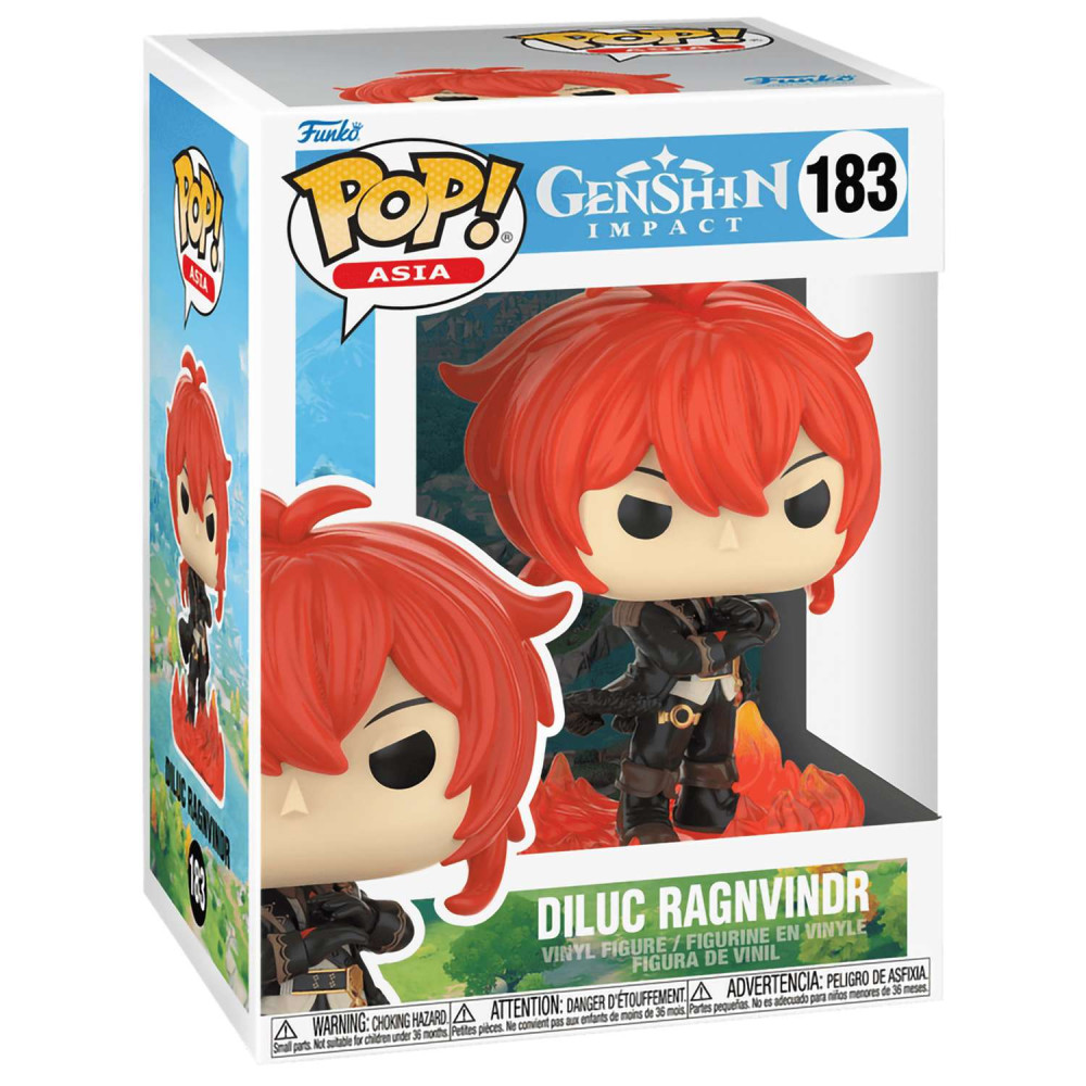 Фигурка Funko POP Games: Genshin Impact – Diluc Ragnvindr (9,5 см)