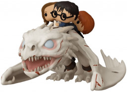 Фигурка Funko POP: Harry Potter – Hermione & Ron Riding Gringotts Dragon (9,5 см)