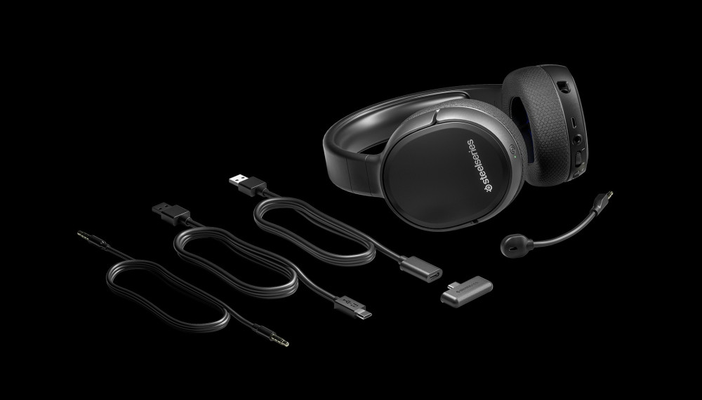 Гарнитура SteelSeries Arctis 1 беспроводная для PS5 (черный)