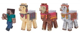   Minecraft: Steve With Llama Caravan 