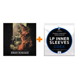 BENEATH THE MASSACRE  Fearmonger  LP+CD + �������� ���������� COEX ��� ������������� 12" 25�� �����