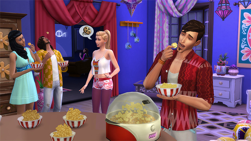 The Sims 4: Movie Hangout Stuff.  [Xbox One,  ]