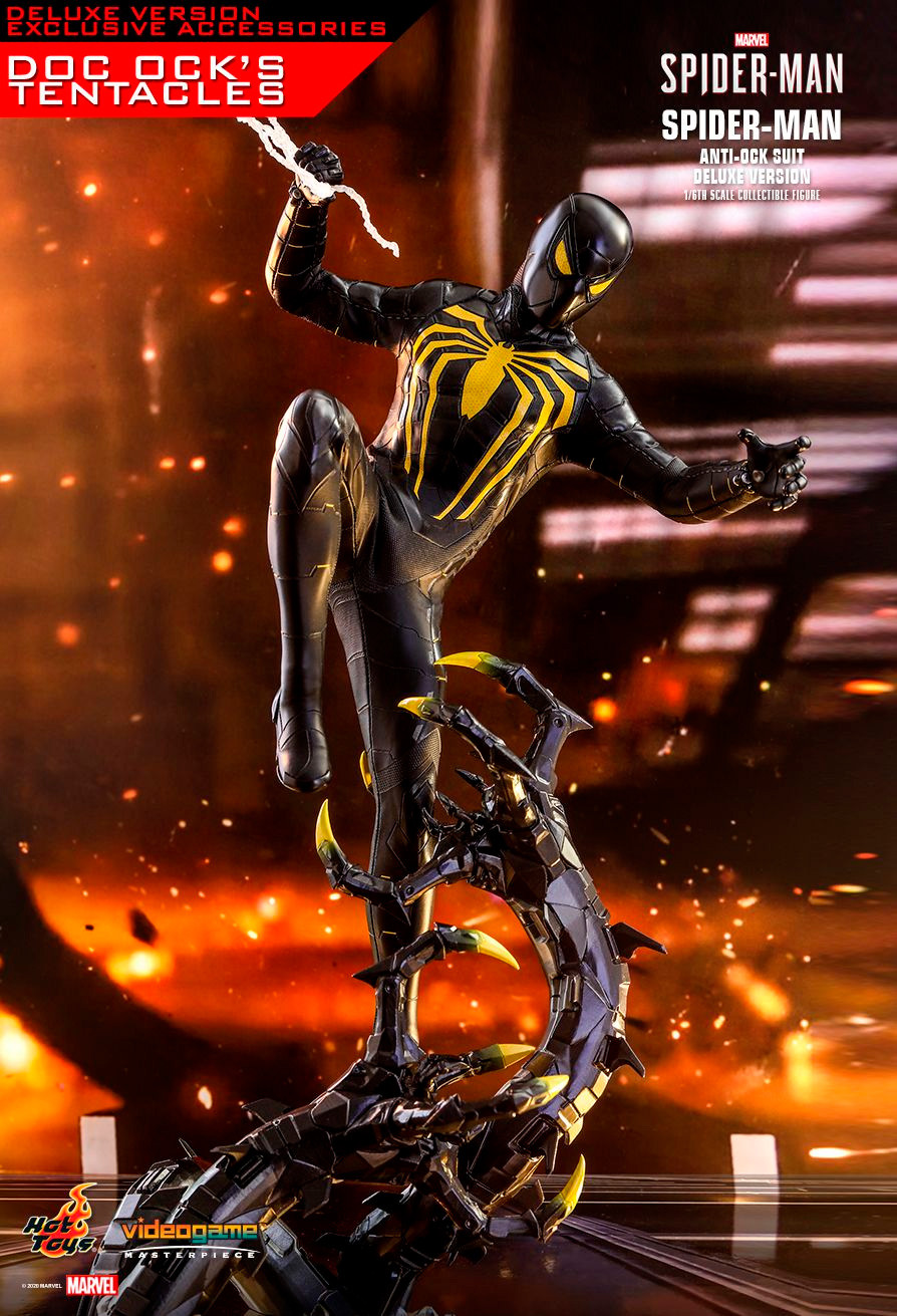 Фигурка Marvel Spider-Man: Anti-Ock Suit – Spider-Man Deluxe Version (30 см)