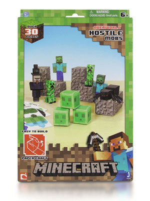 Minecraft Papercraft. Overworld Hostil Mobs (30 )