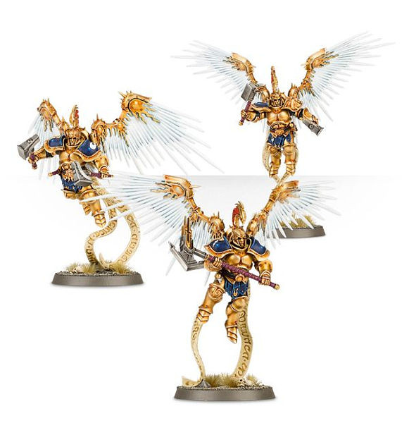 Warhammer.   Stormcast Eternals Prosecutors with Celestial Hammers