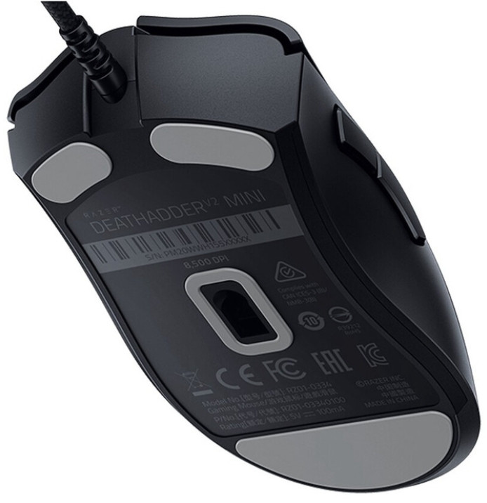 Мышь Razer Deathadder V2 Mini + Mouse Grip Tapes проводная игровая для PC (RZ01-03340100-R3M1)