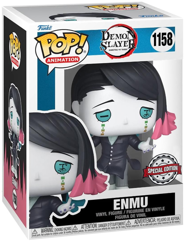  Funko POP Animation: Demon Slayer  Enmu [San Diego Comic Con 2022 Exclusive] (9,5 )