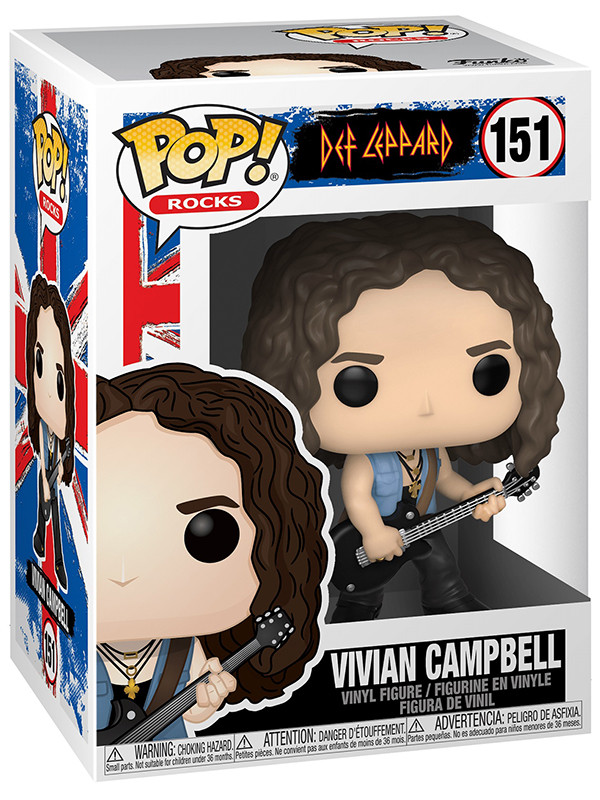  Funko POP Rocks: Def Leppard  Vivian Campbell (9,5 )