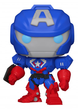  Funko POP Marvel: Avengers Mech Strike  Captain America Bobble-Head (9,5 )