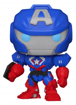 ������� Funko POP Marvel: Avengers Mech Strike � Captain America Bobble-Head (9,5 ��)