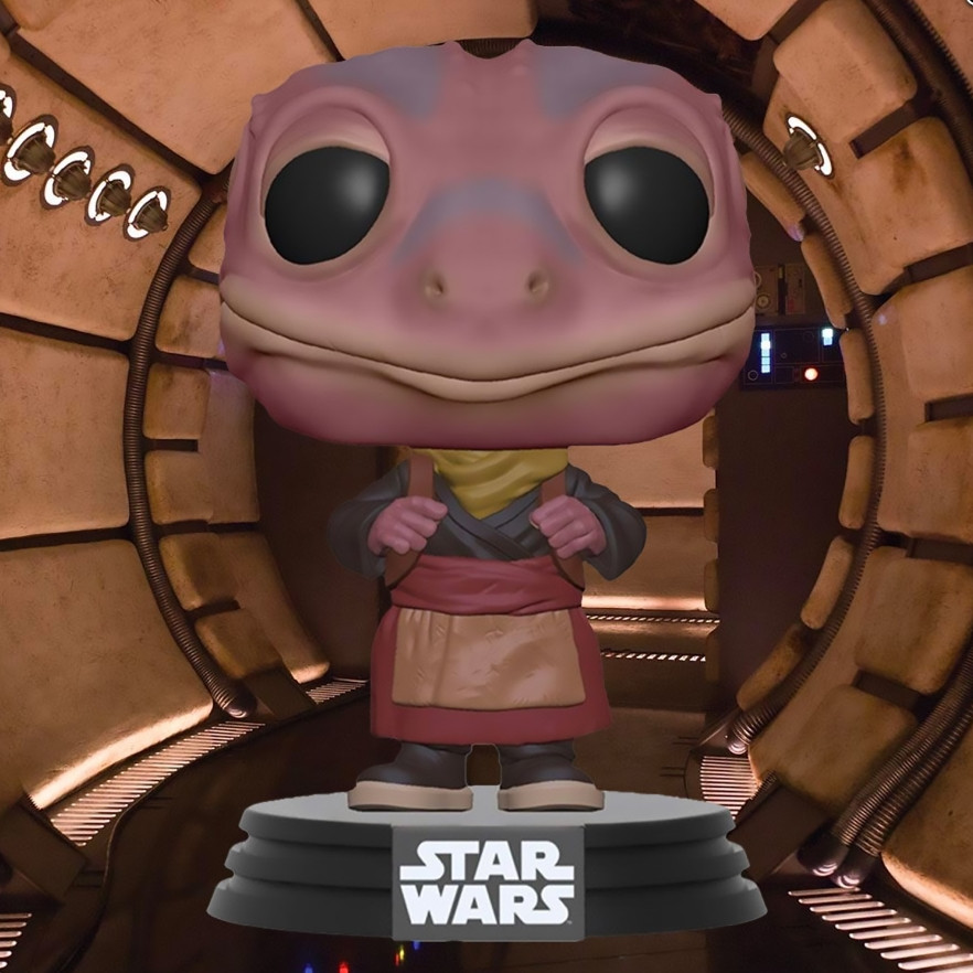  Funko POP: Star Wars The Mandalorian  Frog Lady Bobble-Head Exclusive (9,5 )