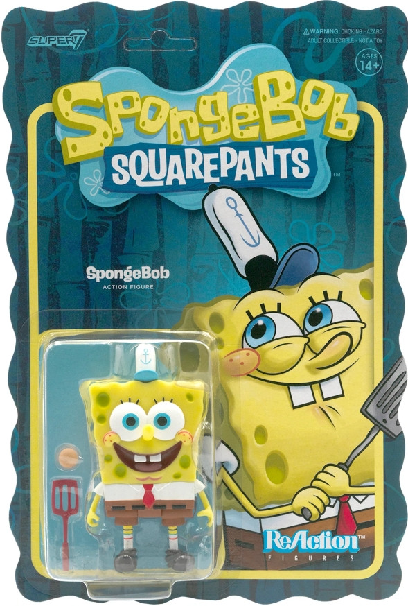  ReAction Figure Spongebob Squarepants: Spongebob  Wave 1 (9 )