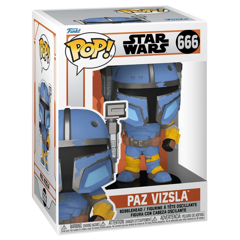 Фигурка Funko POP Star Wars: Mandalorian S9 – Paz Vizsla Bobble-Head (9,5 см)
