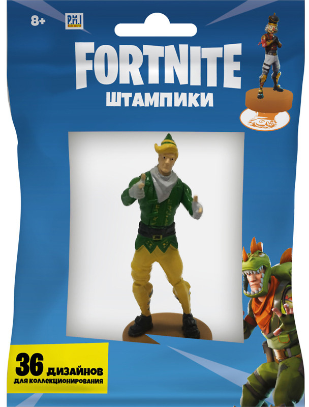 Фигурка-штамп Fortnite: Позывной «Эльф» (7,5 см)