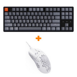 ����� �Keychron K8� (���� M1 white ���������� K8 RGB Gateron Red Switch)