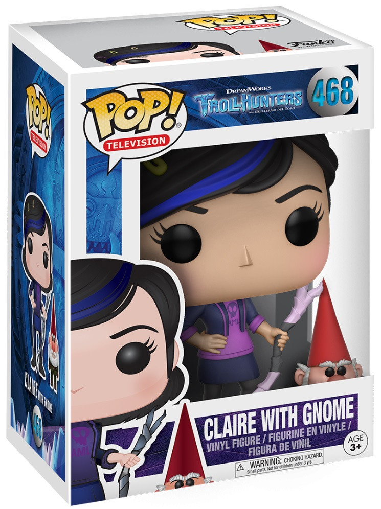  Funko POP Television: Trollhunters  Claire With Gnome (9,5 )