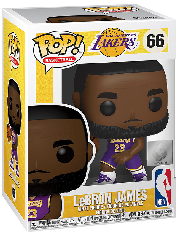  Funko POP Basketball: NBA Los Angeles Lakers  LeBron James Dribbling (9,5 )