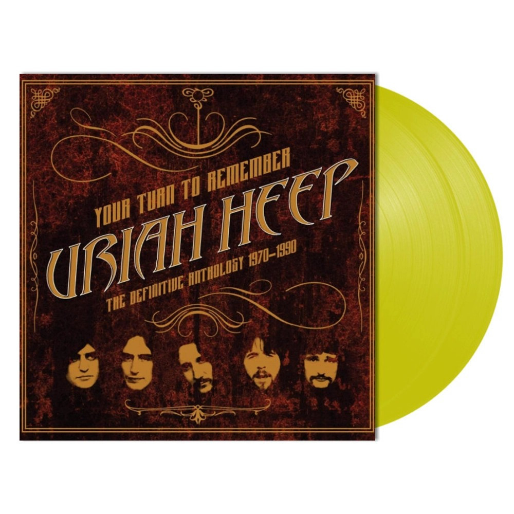 Uriah Heep  Your Turn To Remember: The Definitive Anthology 1970-1990. Coloured Yellow Vinyl (2 LP)