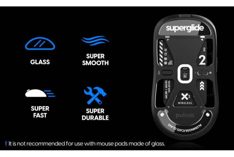  ()   Pulsar Superglide  Pulsar X2 Wireless Black (PX2SGB)