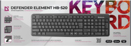  Defender Element HB-520 PS/2 RU,  PS/2  PC () (45520)