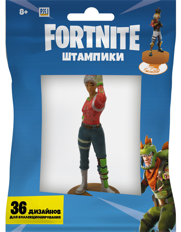 Фигурка-штамп Fortnite: Агент Рождества (7,5 см)