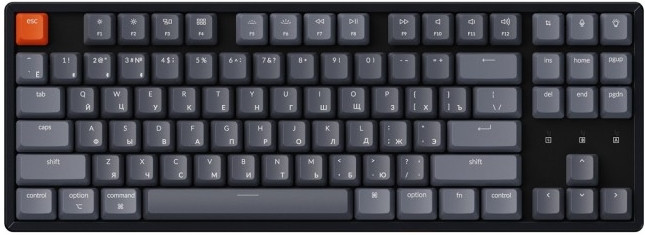  Keychron K8 ( M1 white  K8 Gateron Brown Switch)