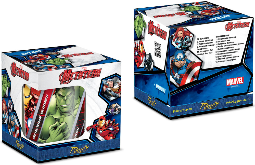 Набор фигурка Marvel Lucha Libre Edition El Venenoide Venom + кружка Marvel Avengers