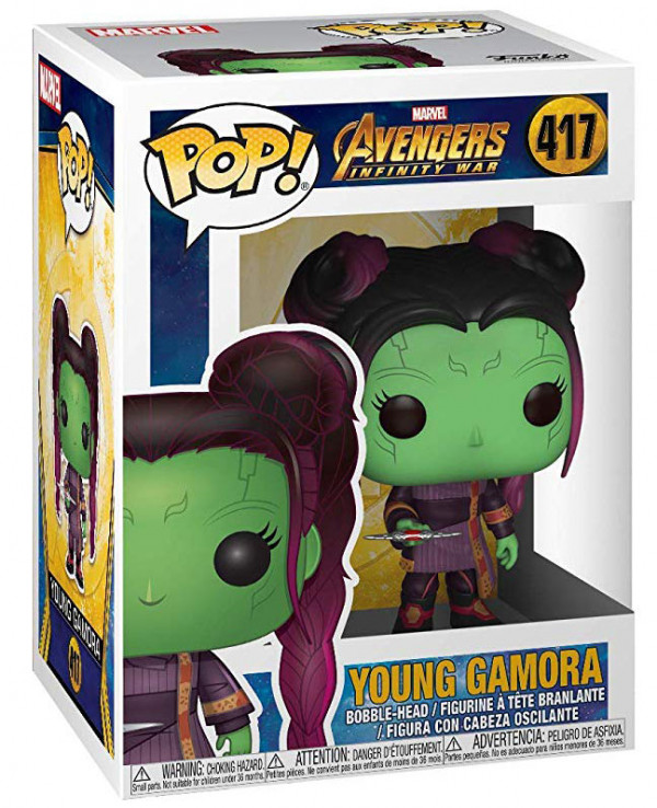 Фигурка Funko POP Marvel: Avengers Infinity War – Young Gamora Bobble-Head (9,5 см)