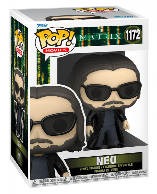Фигурка Funko POP Movies: The Matrix 4 – Neo (9,5 см)
