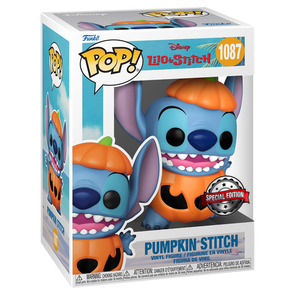 ������� Funko POP Disney: Lilo & Stitch  � Stitch Pumpkin Stitch Exclusive (9,5 ��)