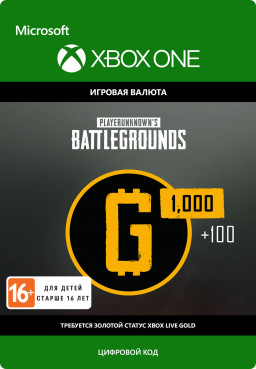 PlayerUnknowns Battlegrounds: 1100 G-Coin [Xbox One,  ]