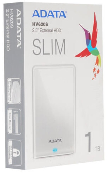    ADATA DashDrive HDD HV620 Slim 1TB USB 3.1 ()