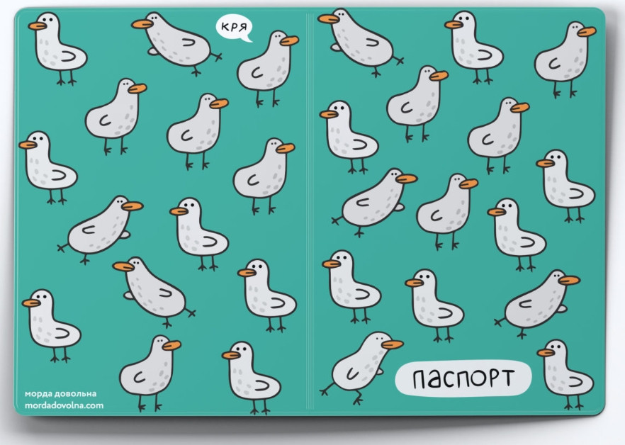 Обложка на паспорт Гуси
