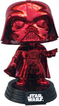  Funko POP: Star Wars  Darth Vader Red Chrome Exclusive Bobble-Head (9,5 )