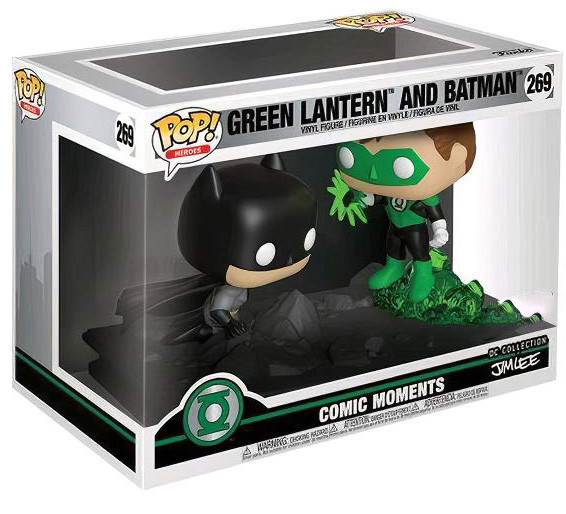  Funko POP Heroes: DC Collection Jim Lee  Green Lantern And Batman Comic Moments